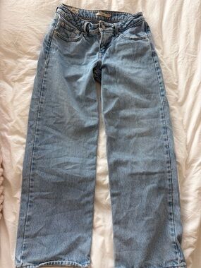 Light Blue Low Rise Loose Denim Jeans - Size 26